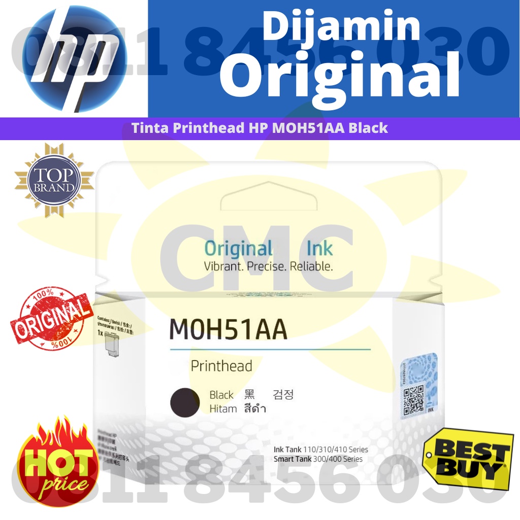 HP PRINTHEAD  MOH51AA BLACK ORIGINAL