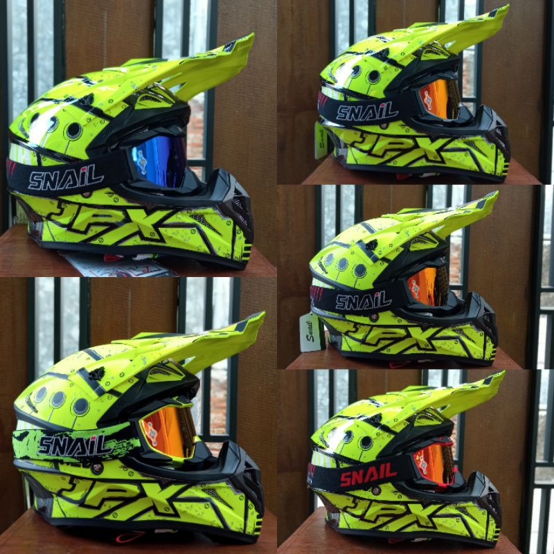 HELM JPX CROSS MOTIF TERBARU X20 TITAN