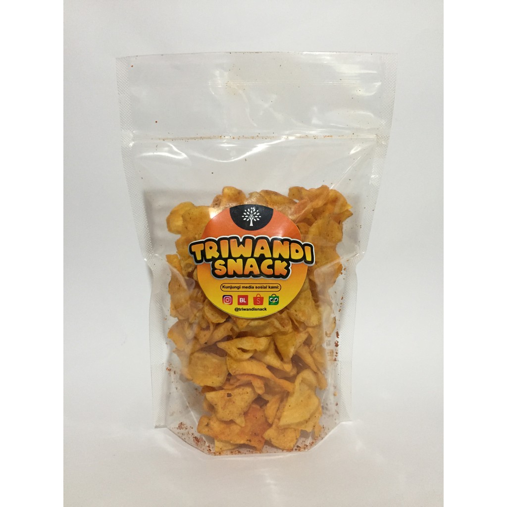 TRIWANDI SNACK Keripik ubi cilembu pedas keripik pedas ...