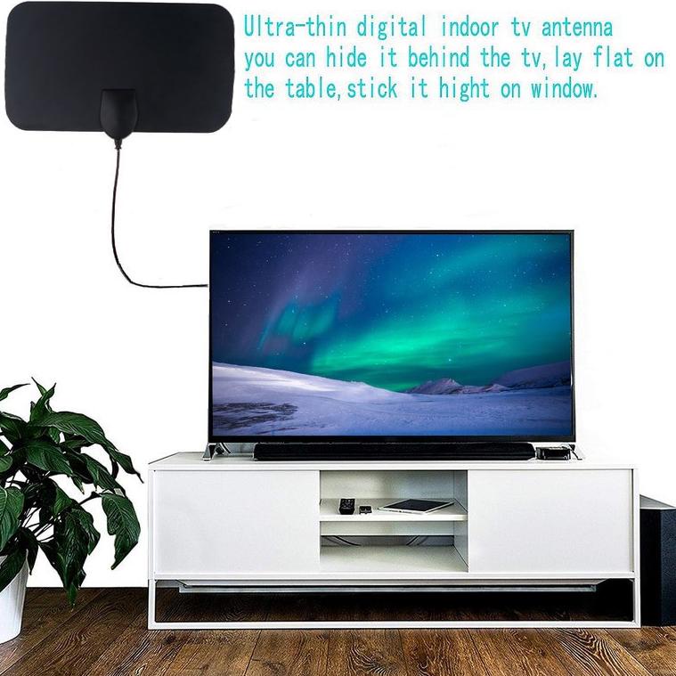 [KODE PRODUK L7QBR9448] Taffware Antena HD Clear Vision 4K Antena TV Dalam yang Bagus Antena TV LED 