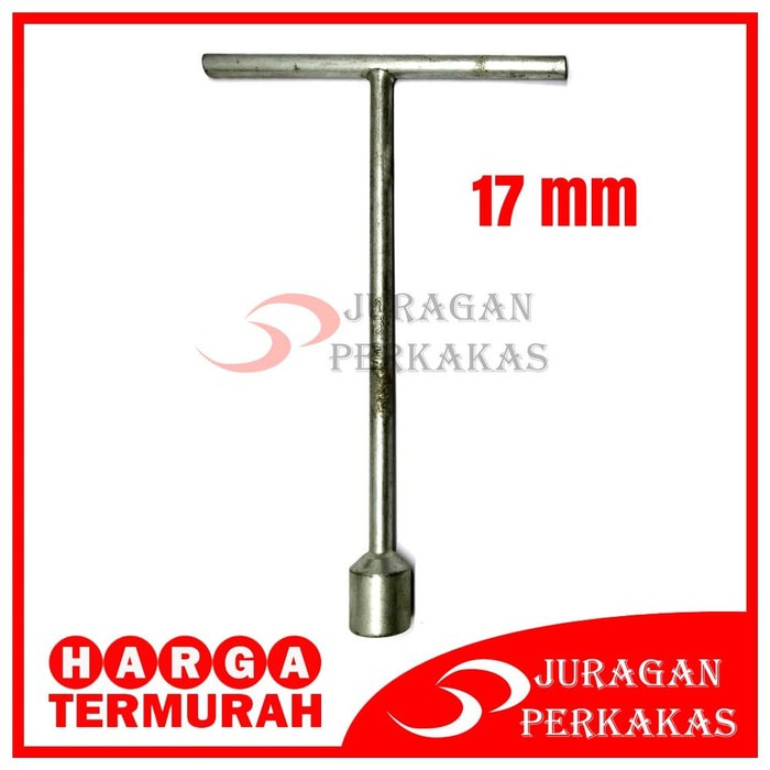 CUCI GUDANG KUNCI SOK T 17 MM CHROME SOCK SOCKET SHOCK WRENCH 17MM