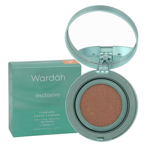 Wardah Exclusive Flawless Cover Cushion 03 Sandy Beige Refill