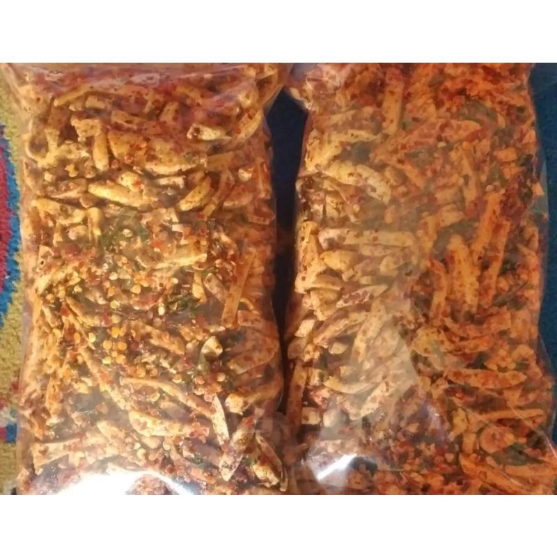 

Basreng pedas extra daun jeruk 250 gram