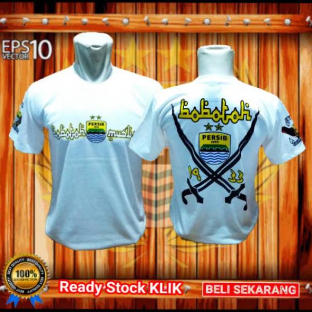 Kaos persib muslim putih murah pria wanita