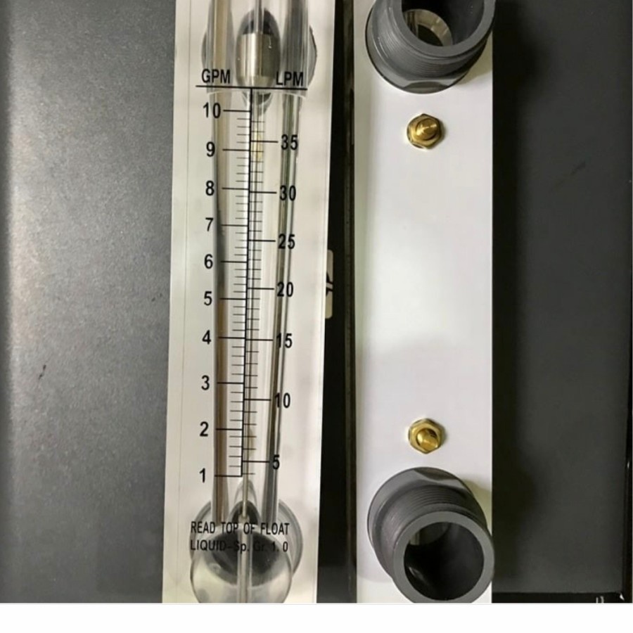 FLow meter 10gpm/35Lpm panel / flowmeter 10 gpm panel 35 lpm