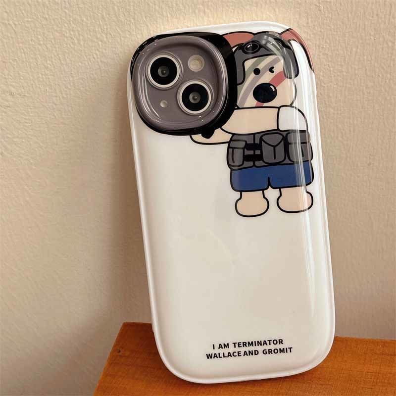 Soft case Silikon Motif Anak Anjing Untuk iPhone 12 13 11 Pro Max X Xs Max Xr hhst