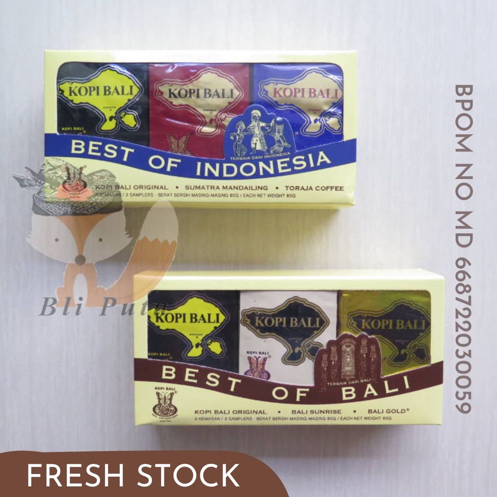 

Kopi Bali Kupu-Kupu Bola Dunia Set 3 (80gr)