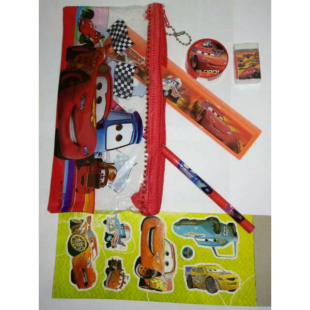 

PAKET ALAT TULIS KARAKTER (GRATIS STIKER) SOUVENIR MURAH / ALAT TULIS SEKOLAH
