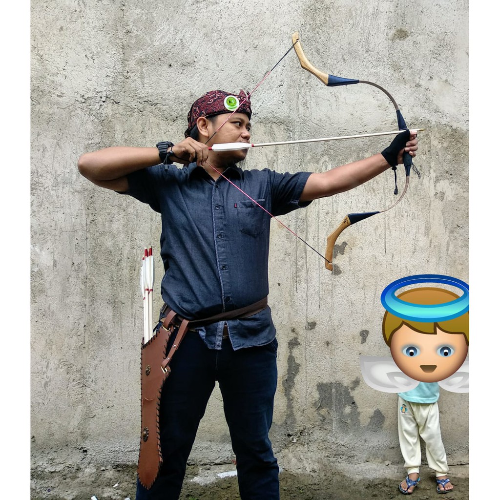 busur horsebow panahan tradisional bahan EFG import