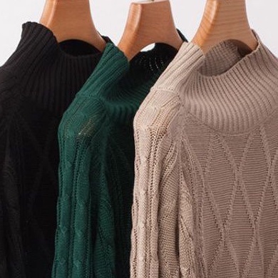 Sweater Rajut KNITWEAR Wanita Drakor MOJO KNIT