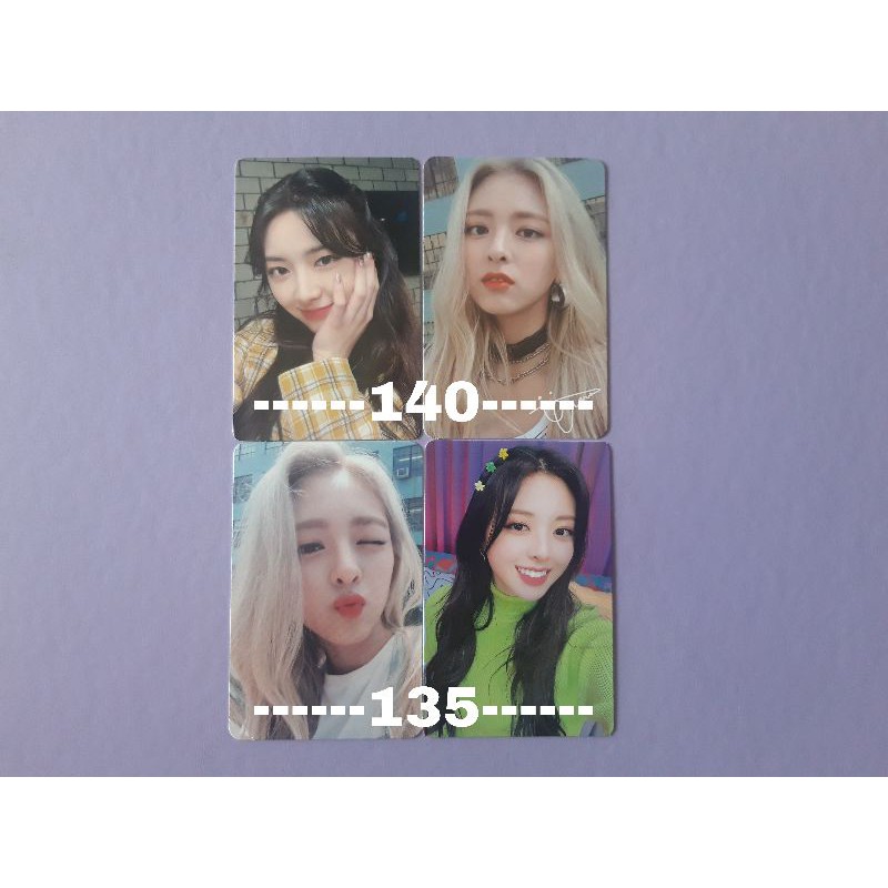 [BOOKED]ITZY YUNA PHOTOCARD PC ITZ ICY SIGN POUT NO BAD DAYS NBD JANUARY MARCH