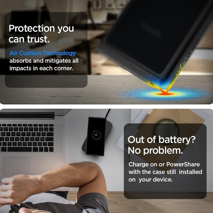 Case Samsung Galaxy Note 20 | Ultra Spigen Ultra Hybrid Slim Casing Note 20, Black