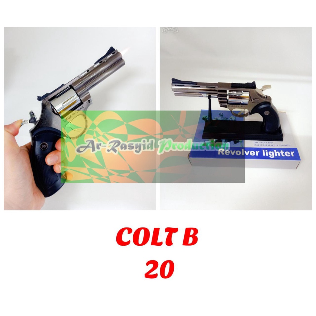 Korek Api Bara Pistol Revolver 708 Colt B 20