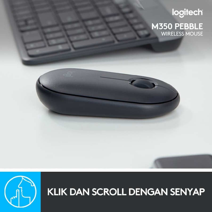 Logitech Pebble Wireless Bluetooth Mouse M350