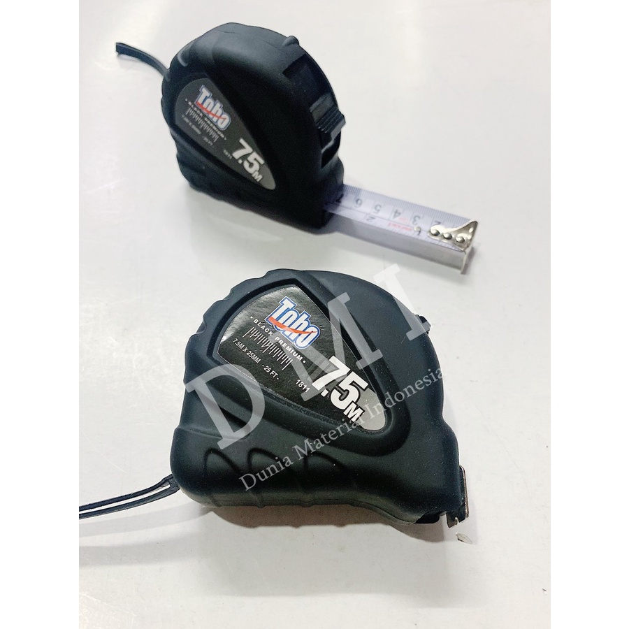 Meteran TOHO Black 7.5 Meter | Measuring Tape 7.5m | Alat Ukur Tukang