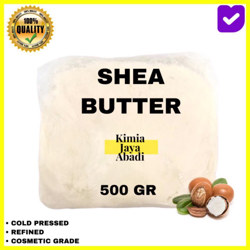 

Shea Butter Refined 500 gram cold pressed ASLI