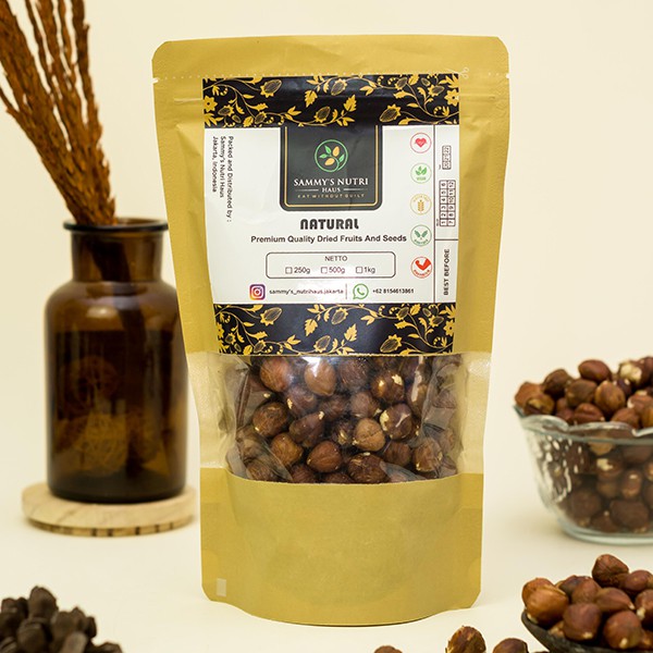 

HAZEL NUTS NATURAL RAW & ROASTED(salted/unsalted)250g