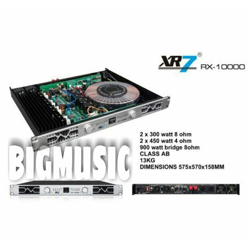Power XR7 RX10000 Amplifier RX 10000 Class AB