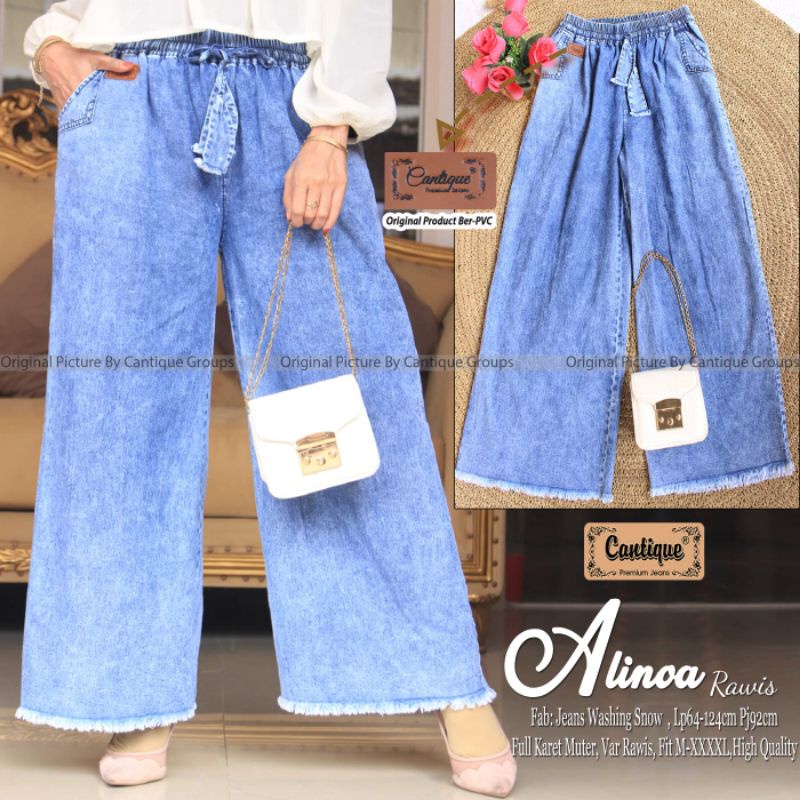 ALINOA RAWIS BY CANTIQUE (CELANA JEANS MUSLIMAH) REKOMENDED