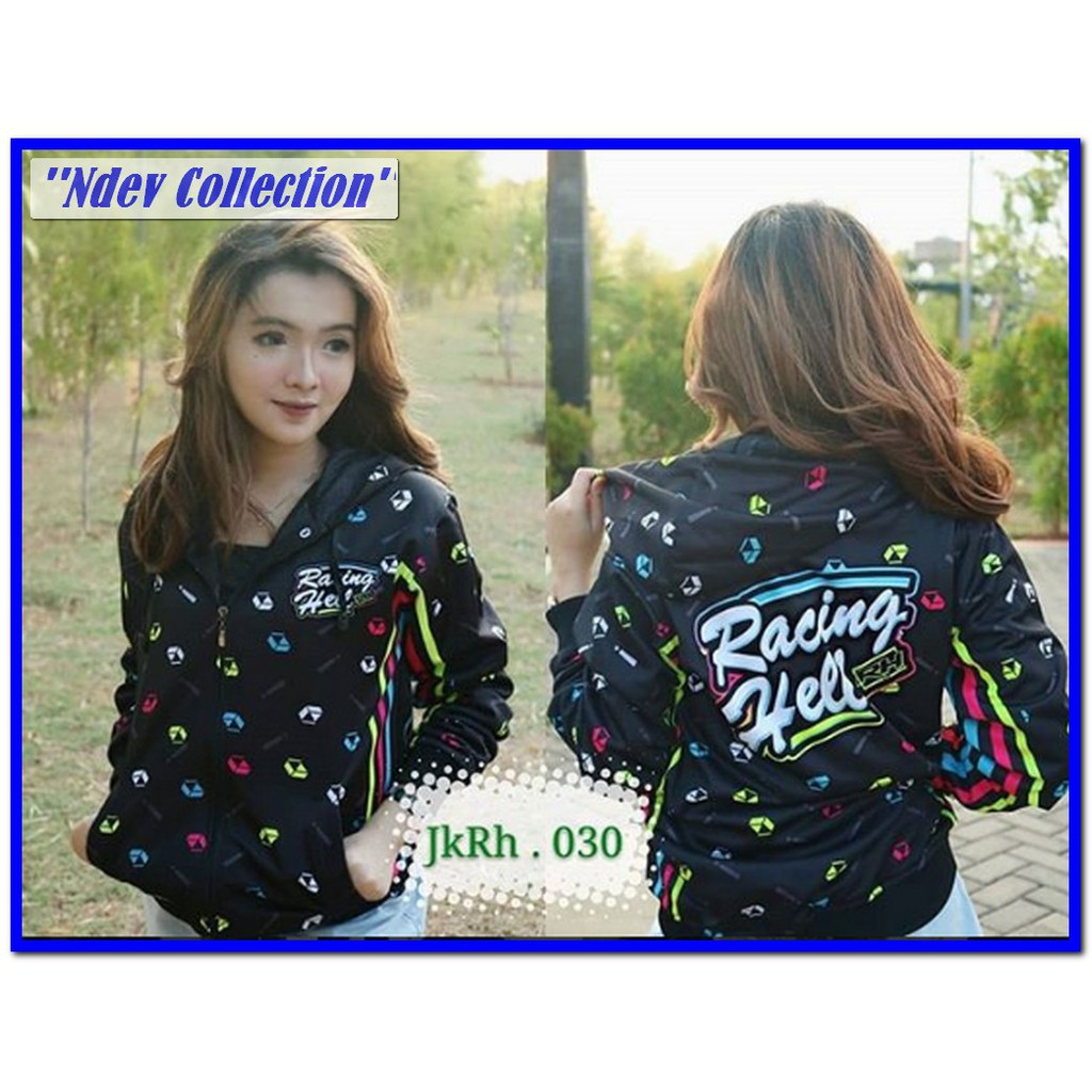 Jaket Racing  Hell  Hitam Shopee Indonesia