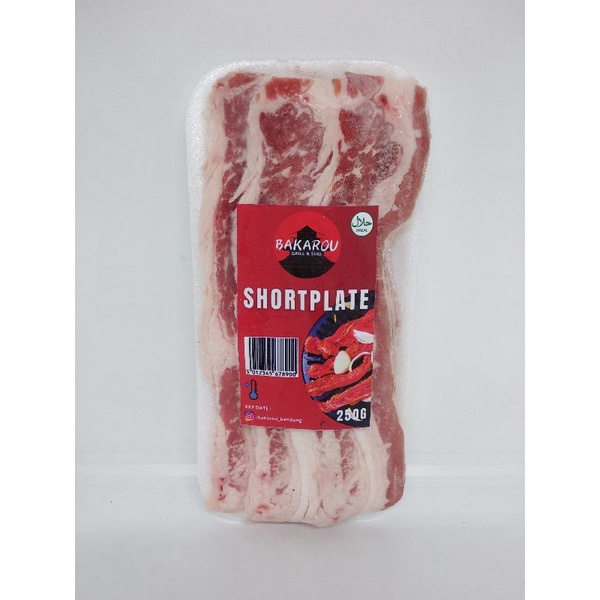 DAGING SLICE SHORT PLATE  250GRAM