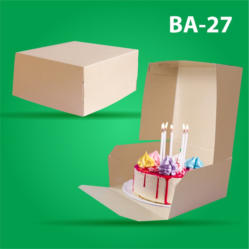 Box Kue Box Cake Dus Kue 20X20X10 (B27K4-Laminasi)