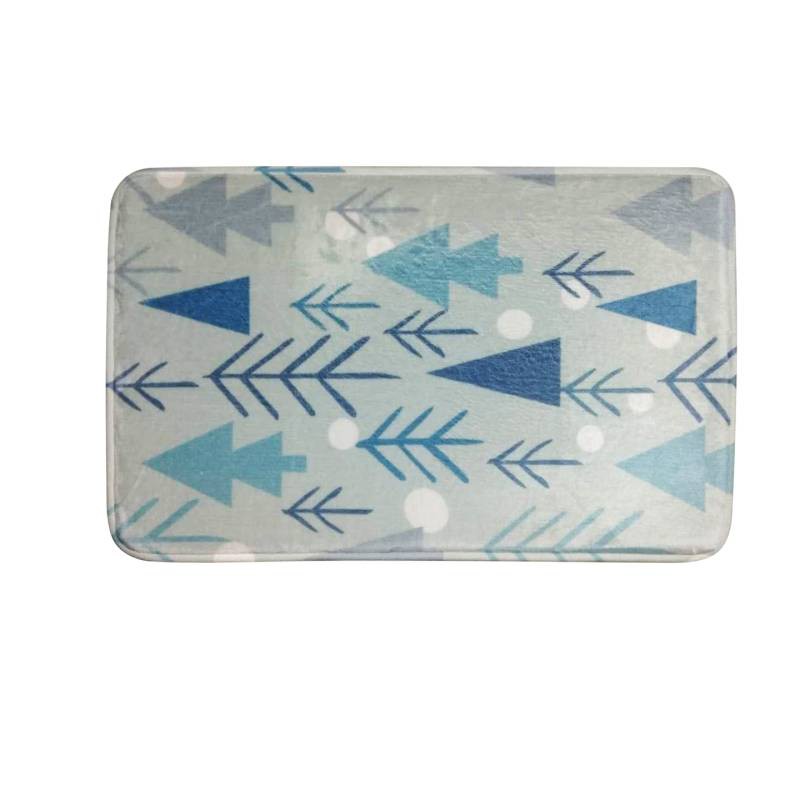 

JYSK Keset Bathmat Tree 30X60CM Blue White