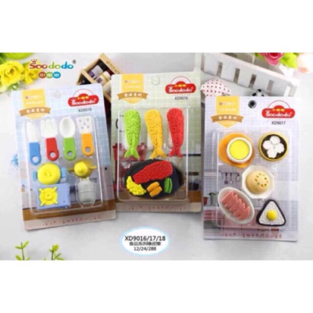 

Stip fancy set, penghapus lucu, penghapus berbentuk lucu, eraser