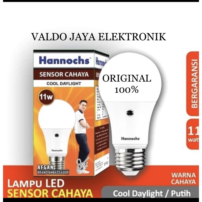 HANNOCH LIGHT SENSOR 11W Lampu Hannoch Otomatis Lampu LED Sensor lampu Otomatis