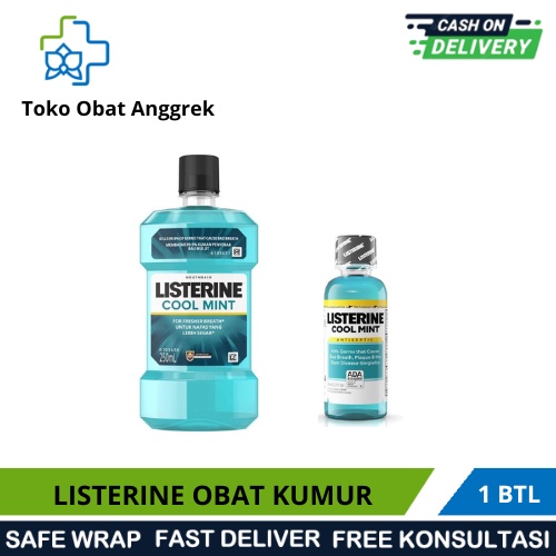 LISTERINE COOLMINT OBAT KUMUR/OBAT KUMUR SARIAWAN/BAU MULUT