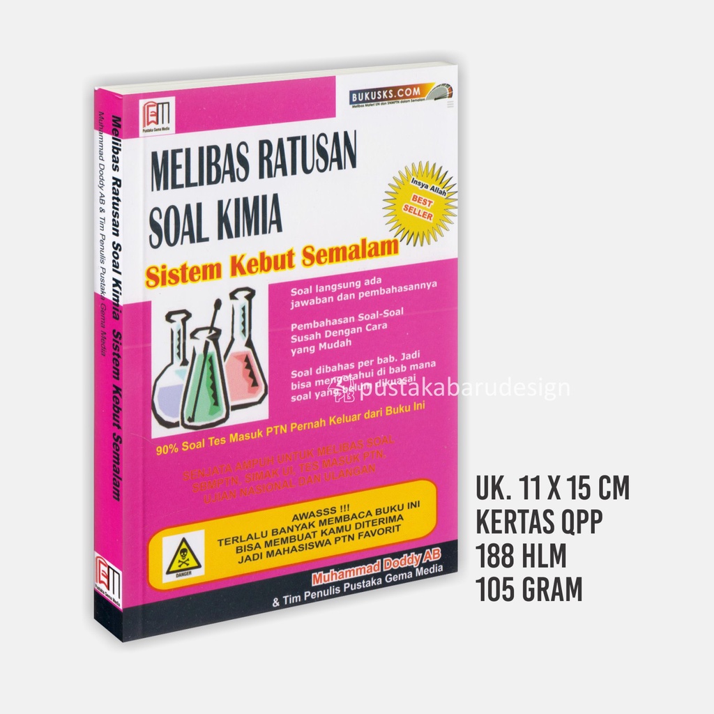 Buku Drilling UTBK : Buku SKS UTBK SBMPTN Saintek Soshum : Matematika / IPA / Bahasa Inggris / Fisika / Kimia / Biologi / Ekonomi / Bahasa Indonesia Original Best Seller-SKS KIMIA