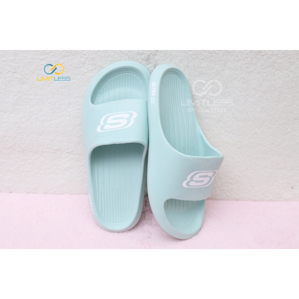 Sandal Slide Wanita Korean Style Limitless Sendal Wanita Slop Terbaru Sendal Slip On Cewek Sketchers Empuk