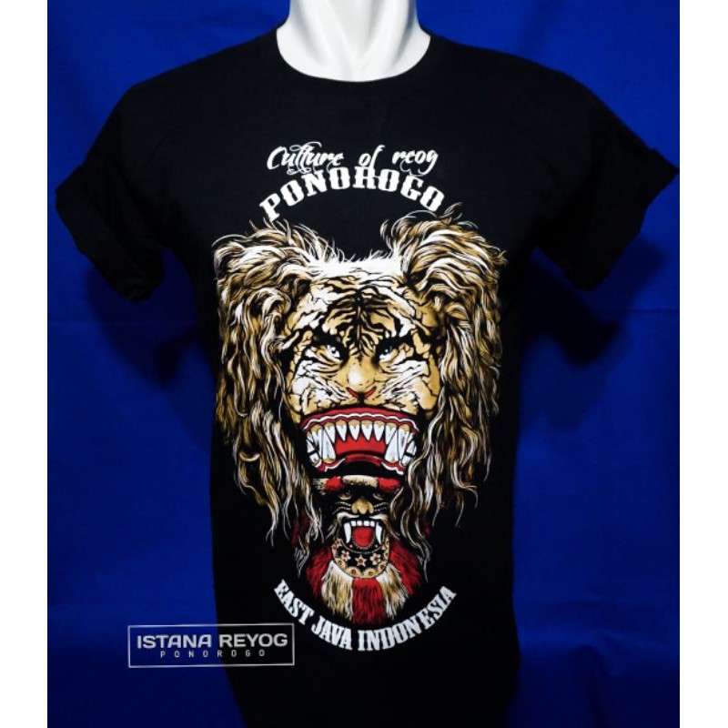 KAOS BUDAYA BARONG REOG INDONESIA ORIGINAL PONOROGO JIEGEX BR003