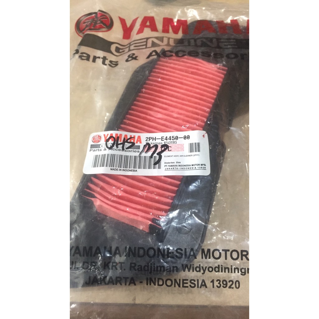 FILTER UDARA AIR FILTER YAMAHA MIO M3 / X RIDE 125 / FINO 125 / MIO Z / SOUL GT 125 2PH ORIGINAL