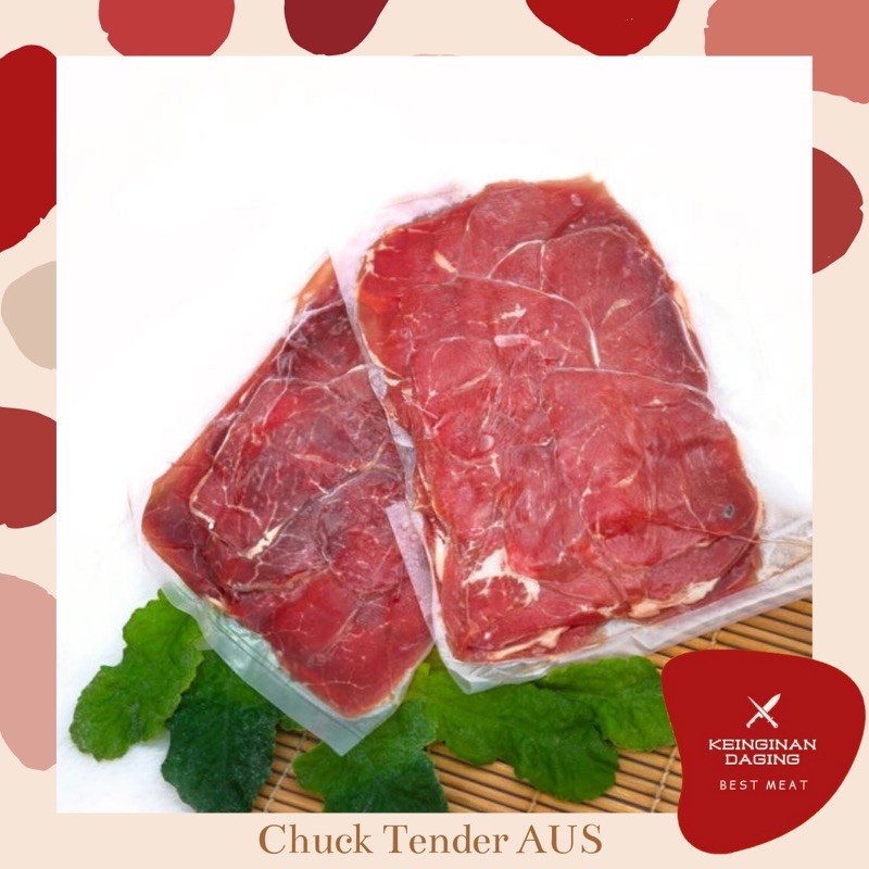 

DAGING SAPI CHUCK TENDER AUS 250gr SPESIAL