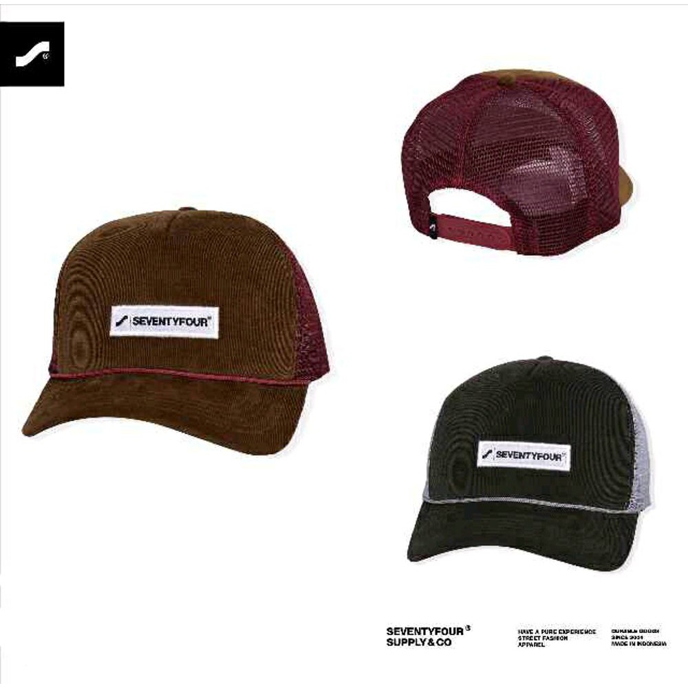 Kusus Hari Ini Topi Distro Bandung Original Trucker Seventyfour Seventy Four Not Camo Mexico Not