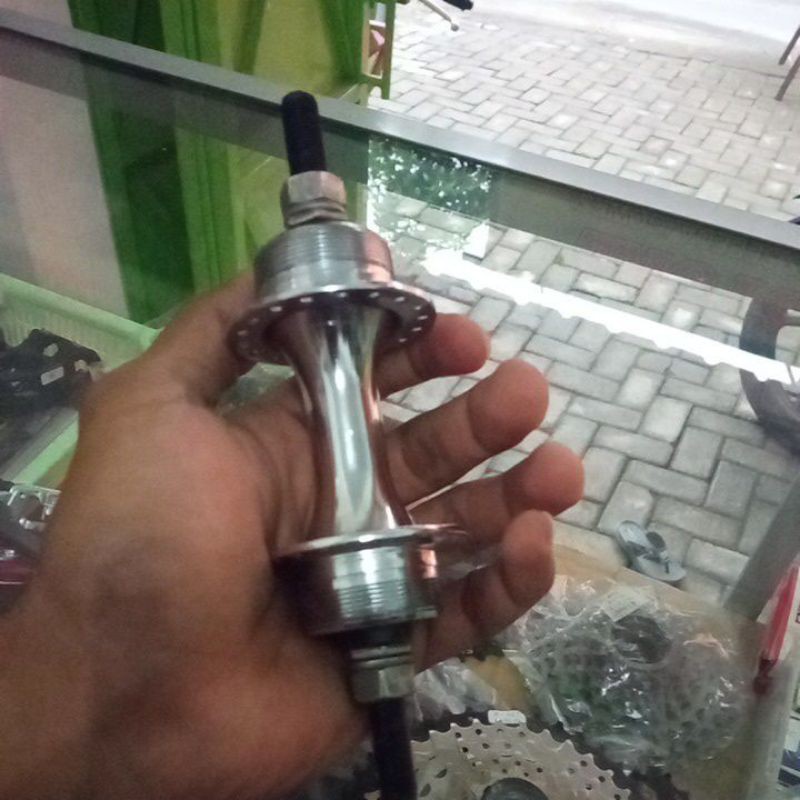 Hub Freehub ulir dobel(cakram bisa)