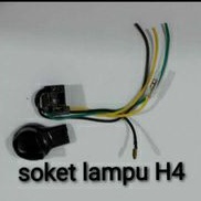 soket lampu depan h4 Athlete kawasaki socket headlamp fitting fiting