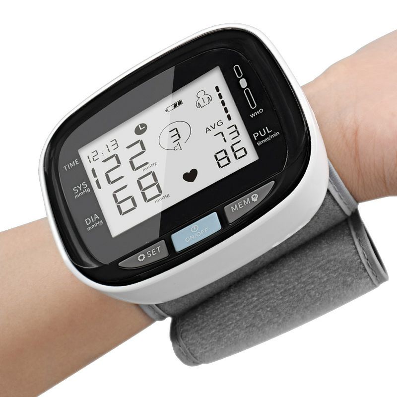 WristBlood Pengukur Tekanan Darah Tensi Electronic Blood Pressure Monitor with Voice - C205L8