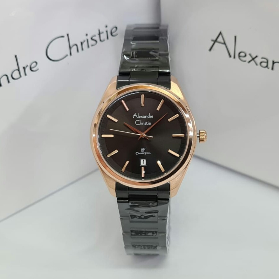 ORIGINAL Jam Tangan Wanita Alexandre Christie AC 8638 / AC8638 / 8638 Garansi Resmi 1 Tahun.