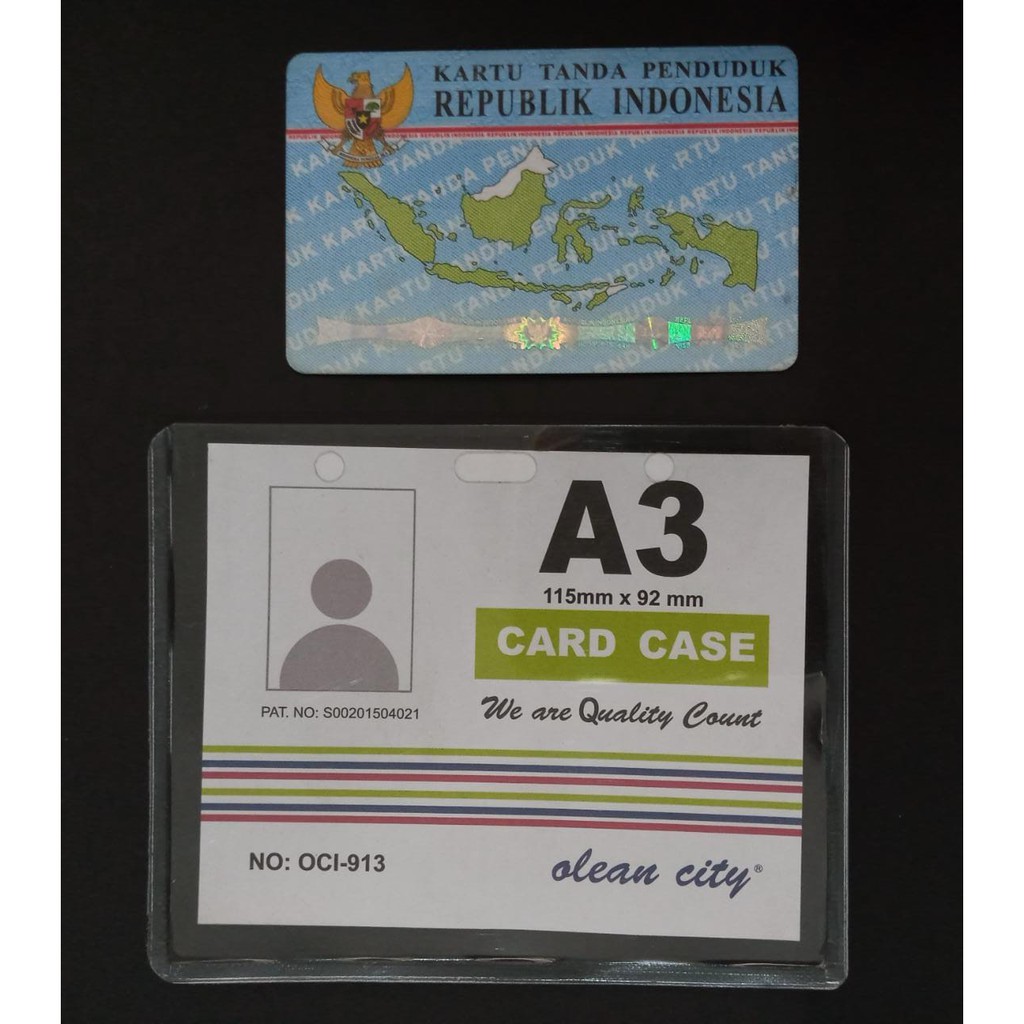 

(20 Pcs) Plastik Mika ID Card Tebal OCI A3 Tempat Kartu Nama