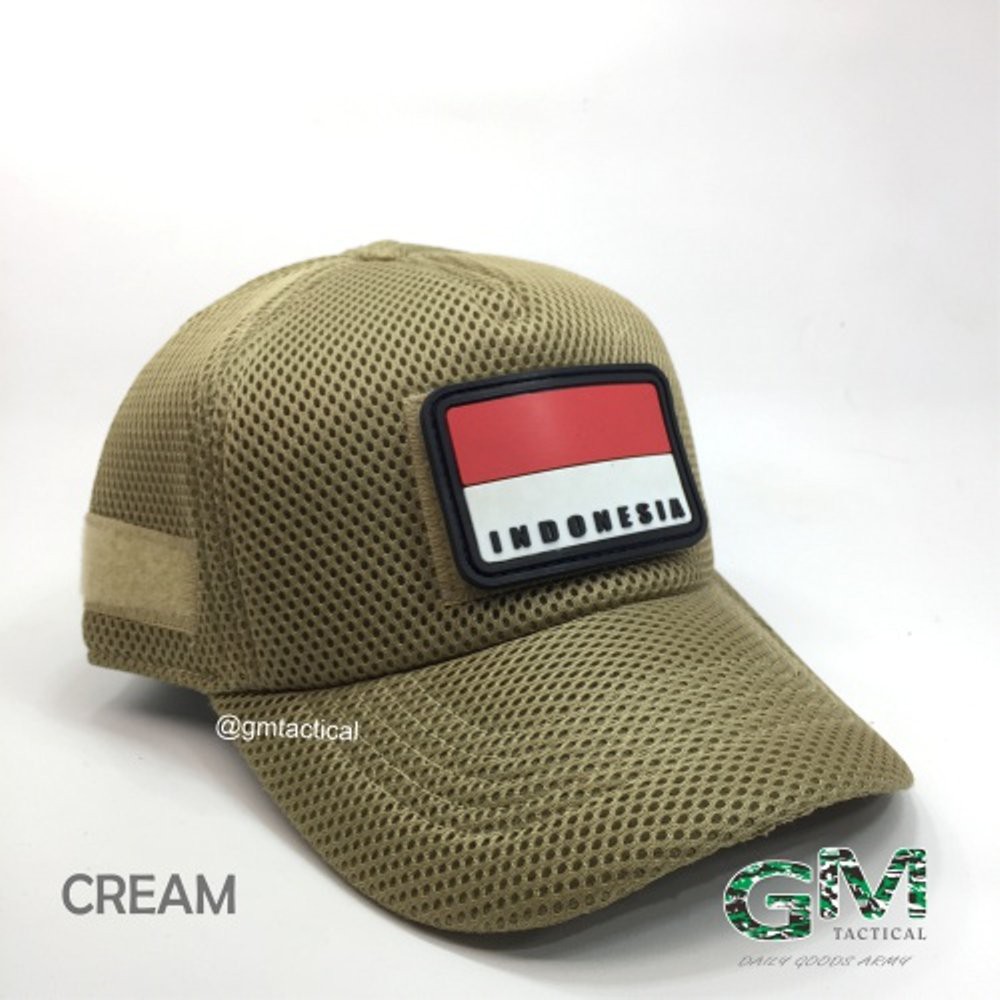 Topi Full Mesh Polos with velcro