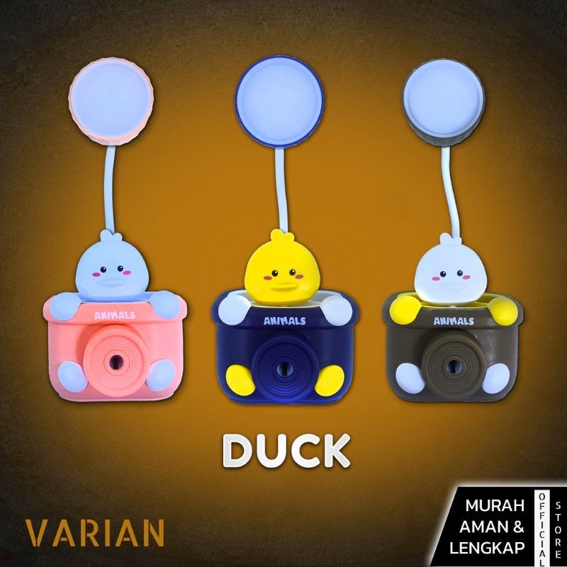 Peruncing Pensil Rautan Pensil Kotak Pena Alat Tulis lampu belajar karakter lampu belajar duck lampu