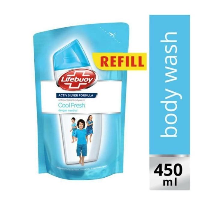 [COD] Lifebuoy sabun mandi cair cool 450ml EKSLUSIF Kode 1138