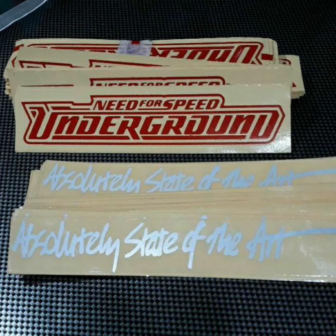 

stiker motor, stiker underground, stiker limited edition, stiker motor