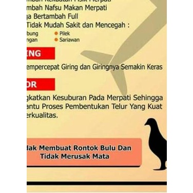 ♣ DOPING MERPATI BTF - INA 3IN1 || PLATINUM || SPRINT ☚