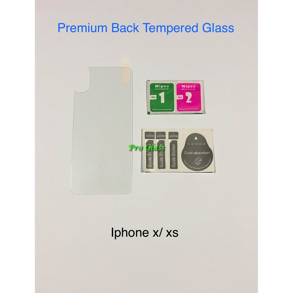 Iphone X / XS / XR / XS MAX BACK TEMPERED GLASS Premium Magic Glass