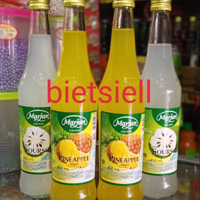 

marjan squash nanas 450 ml