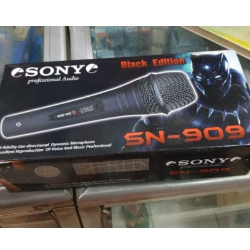 Sony SN909 Legendary Vocal Microphone Mikrofon Mic Wired Kabel Jack Audio Full Set Karaoke Handheld Tangan Genggam - Ready Stock Pekanbaru Riau Indonesia Gratis Free Bebas Ongkir Ongkos Kirim COD Bayar Ditempat-2