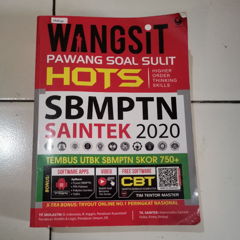 Wangsit SBMPTN Saintek 2020